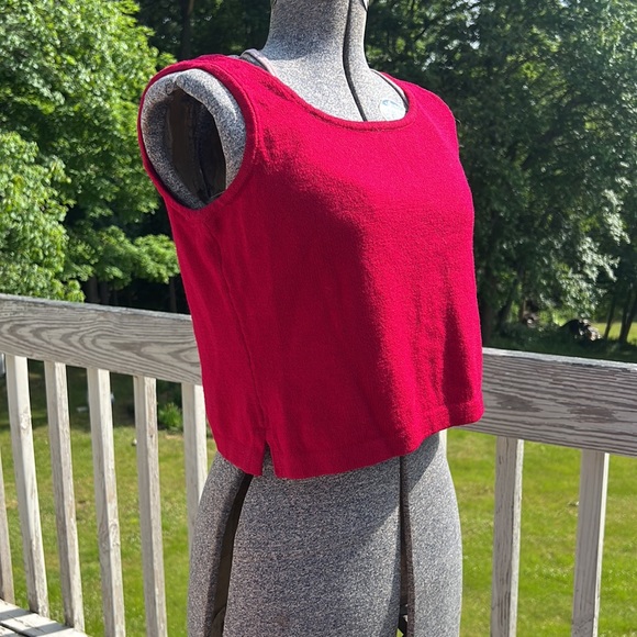 90s preppy St. John crop top - Picture 4 of 6